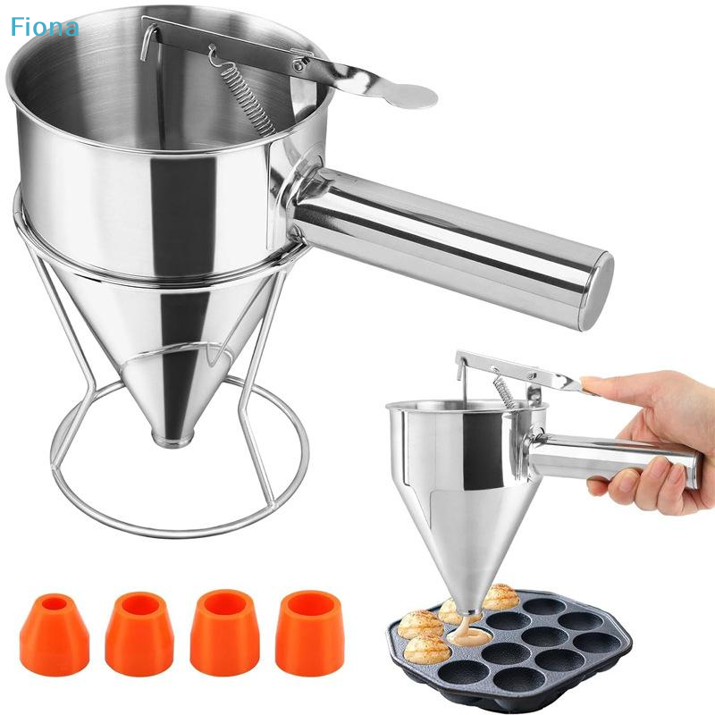 Kitchen Baking Blender - ✔ Paslanmaz Çelik Huni Dağıtıcı Raflı