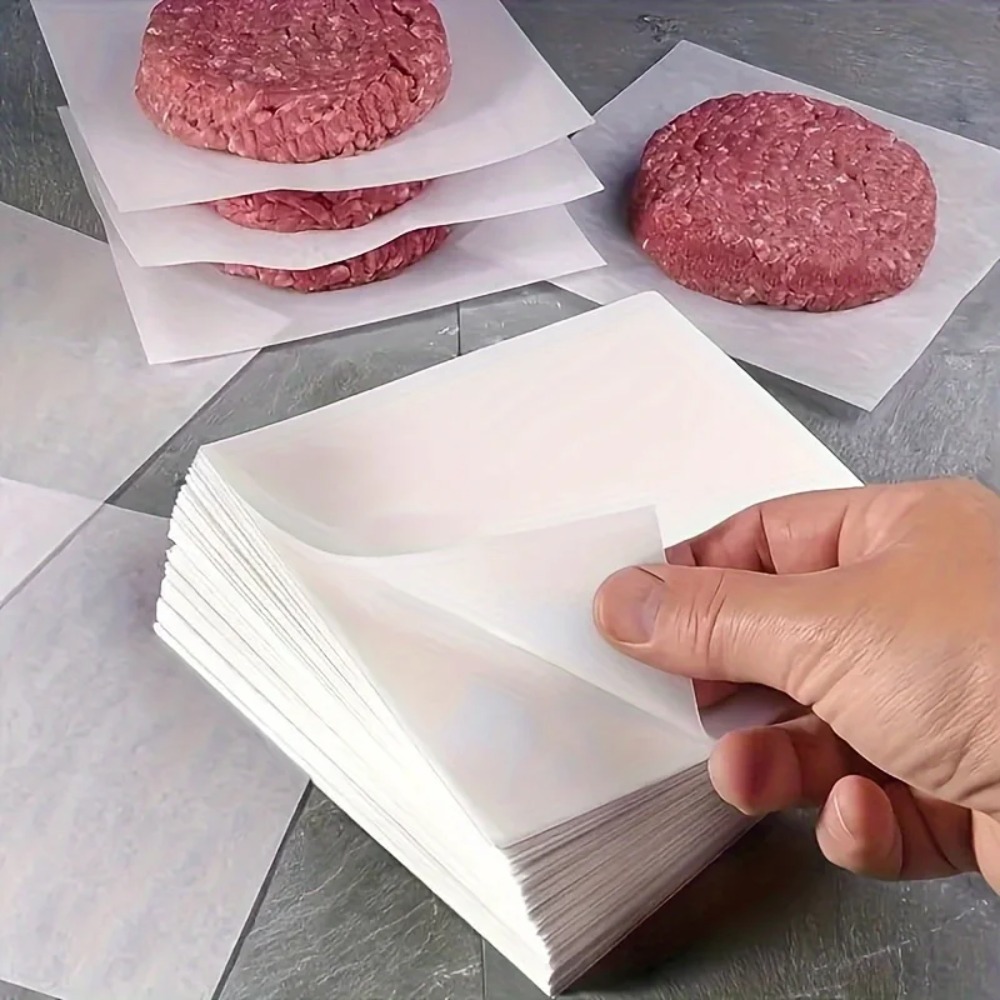 Kitchen Baking Sheets - 100/200 Kalın Yapışmaz Fırın Kağıdı-Hamburger Kurabiye