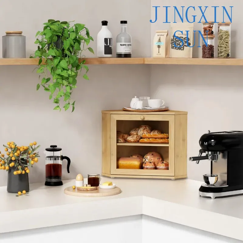 2 Katlı Bambu Köşe Ekmek Kutus - Kitchen Baking Corner incelemesi ve fiyatı
