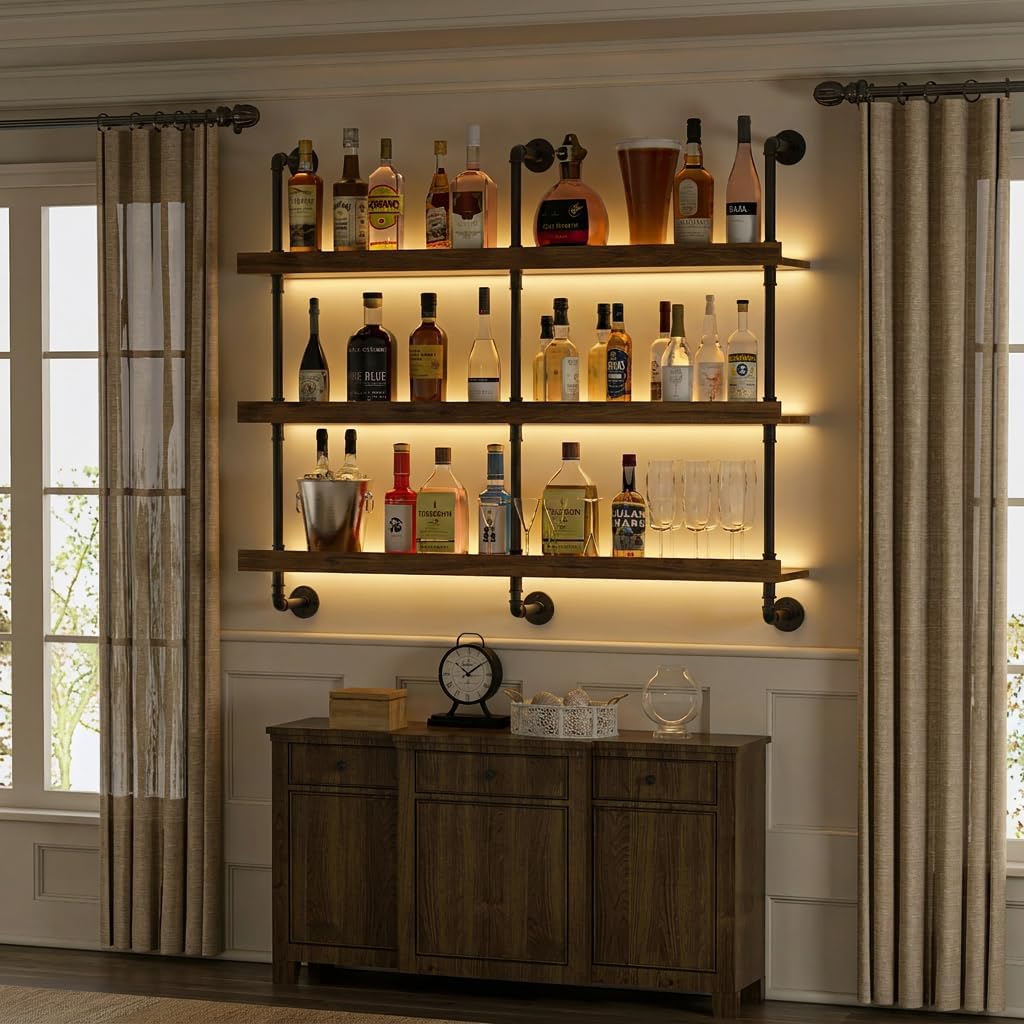 Duvara Monte LED Işıklı Üç Kat - Kitchen Zo incelemesi ve fiyatı