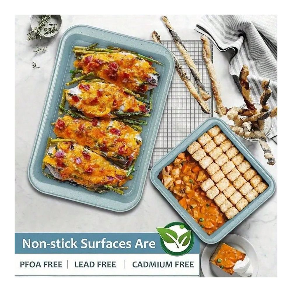 10 Parça Pişirme Seti, Yapışma - Kitchen Baking Sheets incelemesi ve fiyatı